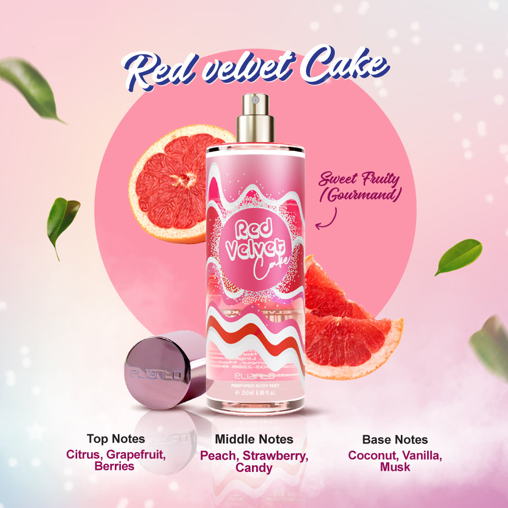 Elianto Red Velvet Cake Perfumed Body Mist
