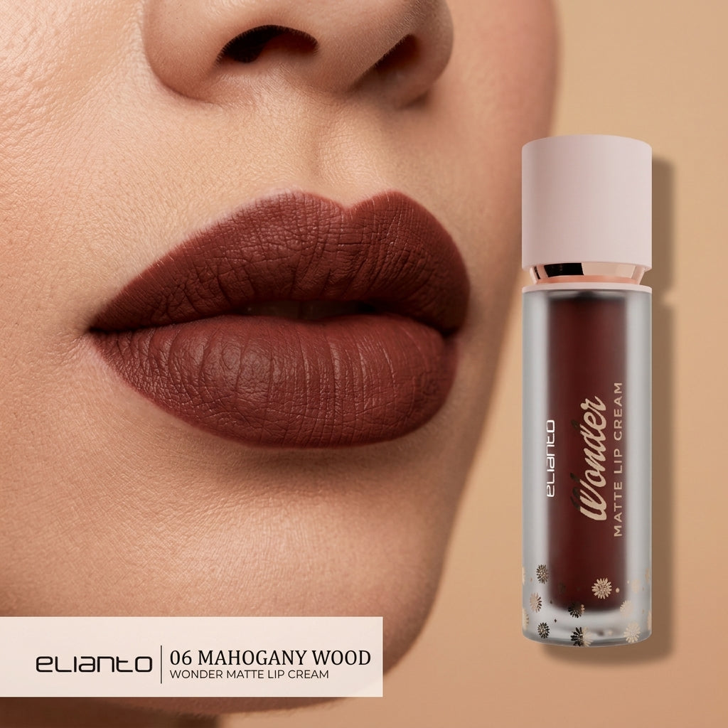 Elianto Wonder Matte Lip Cream - High-Impact Color, Comfortable Wear