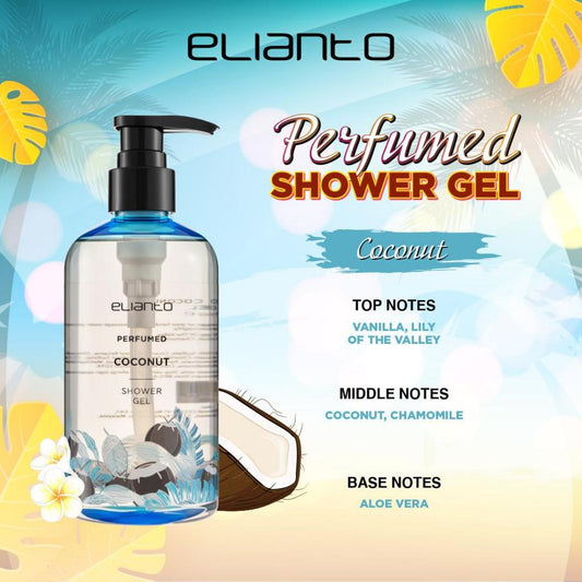 Elianto Long-Lasting Fragrance Shower Gel - Daily use scented body wash for Unisex