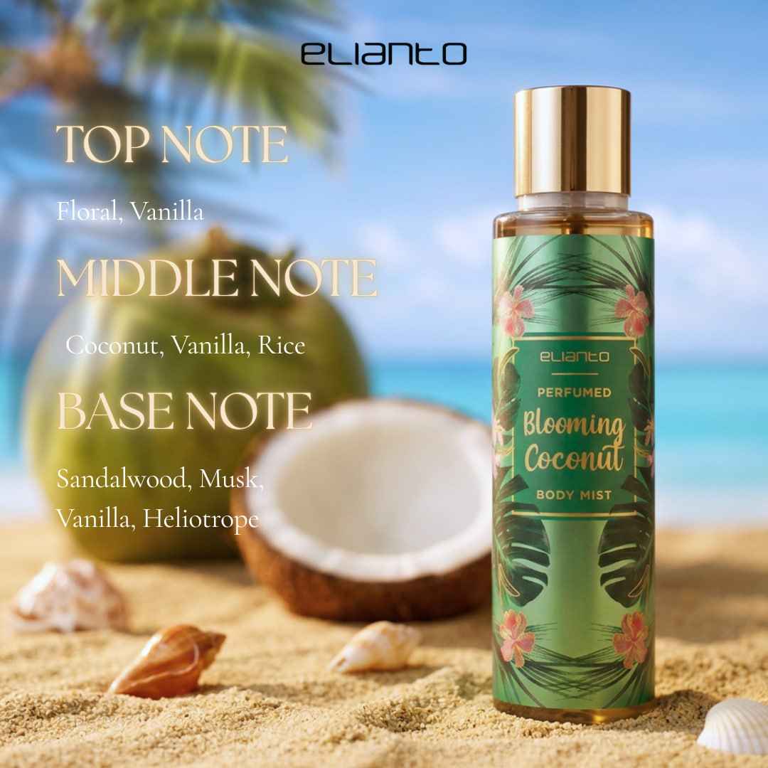 Elianto Perfumed Coconut Series Fragrance Body Mist (250ml)