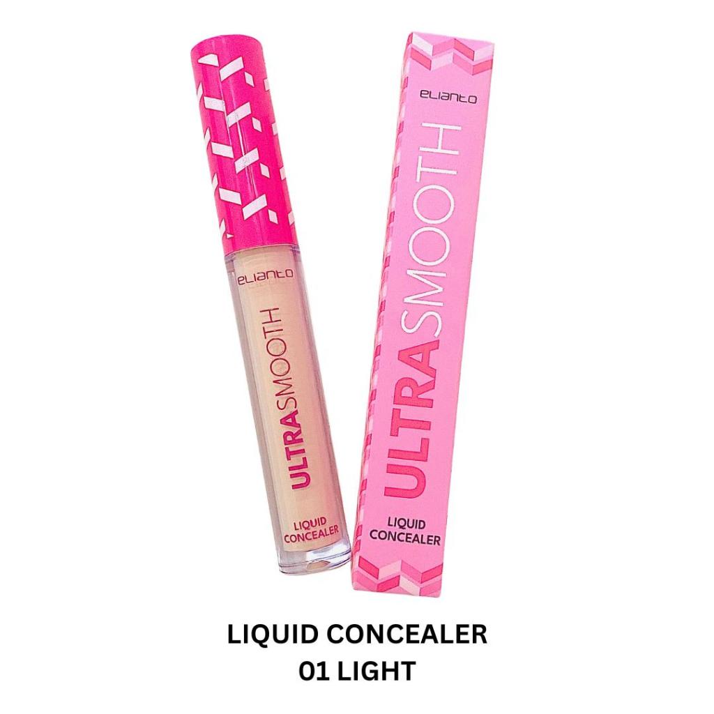 Elianto Ultra Smooth Liquid Concealer 01 for light skin, brighten the under-eye area