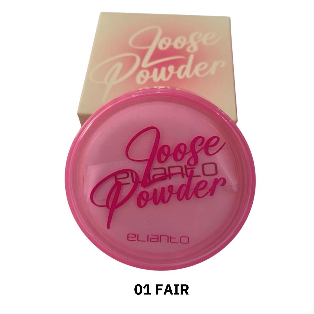 Elianto Loose Powder – Lightweight Oil-Control Setting Powder for All Skin Types
