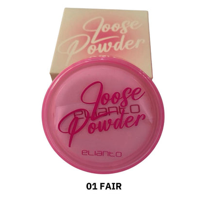 Elianto Loose Powder – Lightweight Oil-Control Setting Powder for All Skin Types