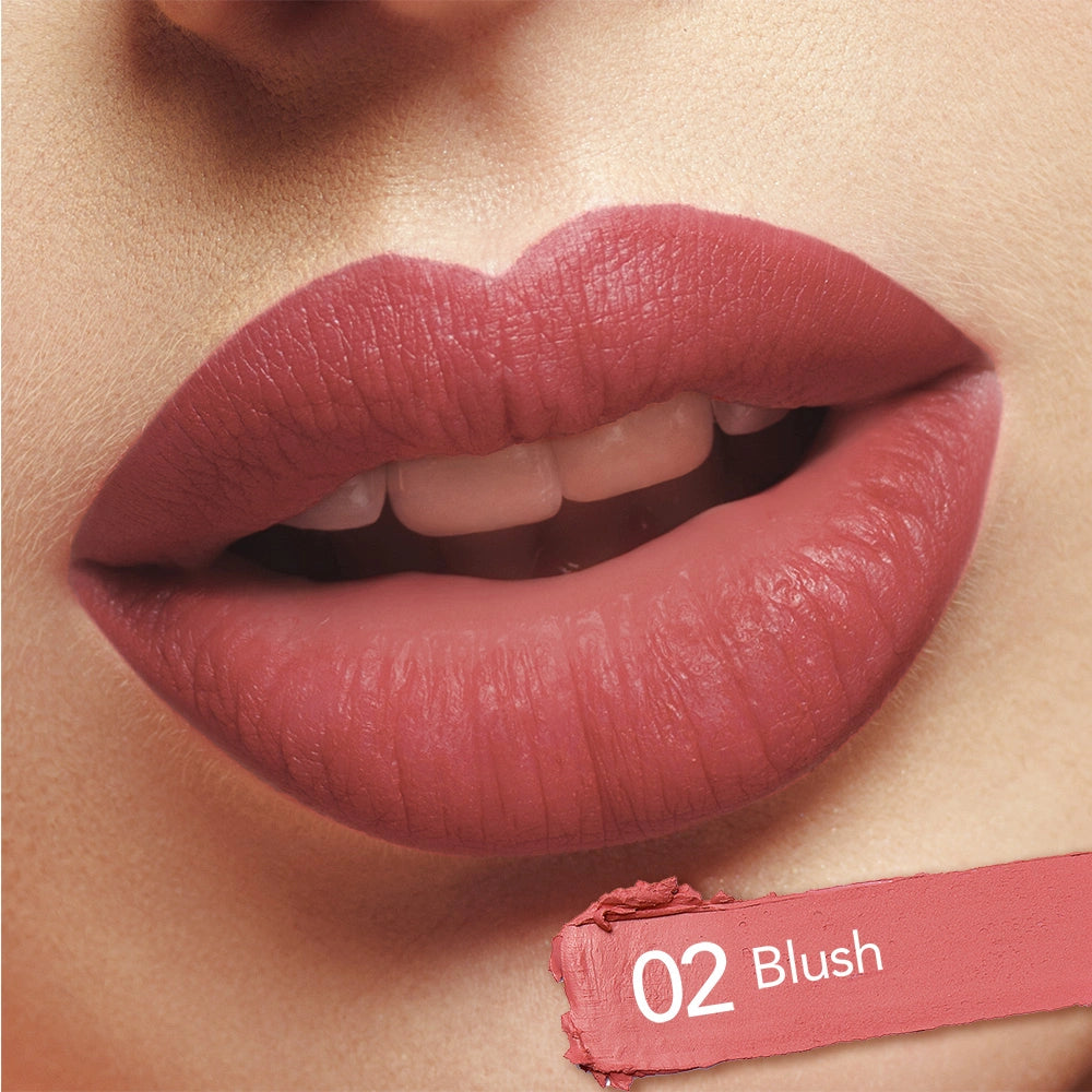 Elianto Sundae Lip Cream 02 Blush – natural nude pink lip cream with matte finish