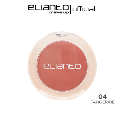 Elianto Mono Blush Tangerine – Warm Tangerine Cheek Color for a Radiant Glow