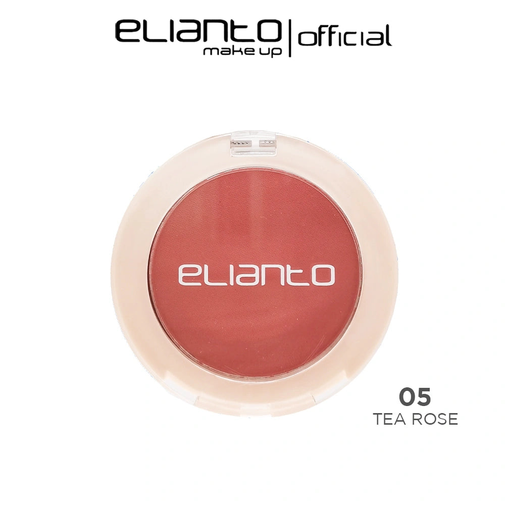 Elianto Mono Blush Tea Rose – Soft Rose Cheek Color for a Natural, Romantic Look