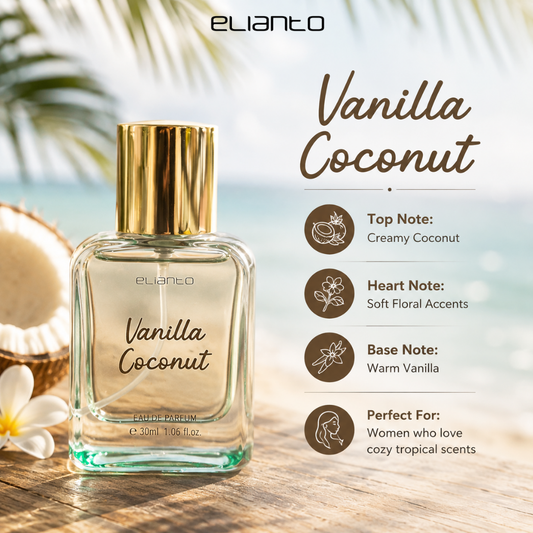 Elianto Coconut Eau De Parfum EDP Long Lasting Minyak Wangi