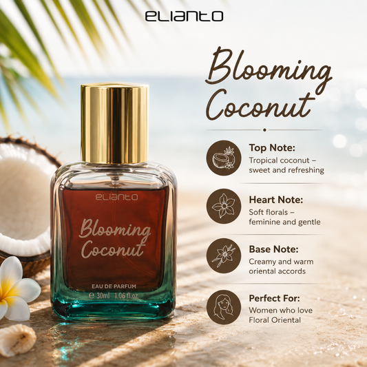 Elianto Coconut Eau De Parfum EDP Long Lasting Minyak Wangi