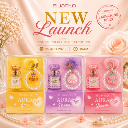[New Launch] Elianto Aura Mini Eau De Parfum With Chain Series