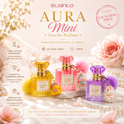 [New Launch] Elianto Aura Mini Eau De Parfum With Chain Series