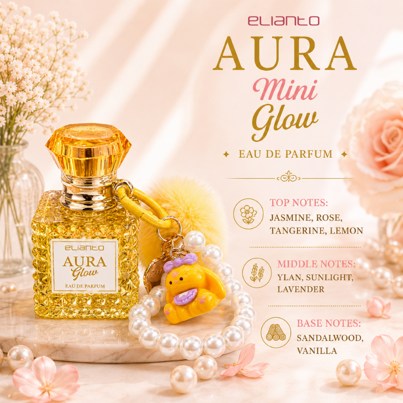 [New Launch] Elianto Aura Mini Eau De Parfum With Chain Series