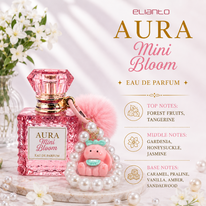 [New Launch] Elianto Aura Mini Eau De Parfum With Chain Series