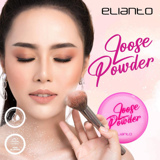 Elianto Loose Powder – Lightweight Oil-Control Setting Powder for All Skin Types