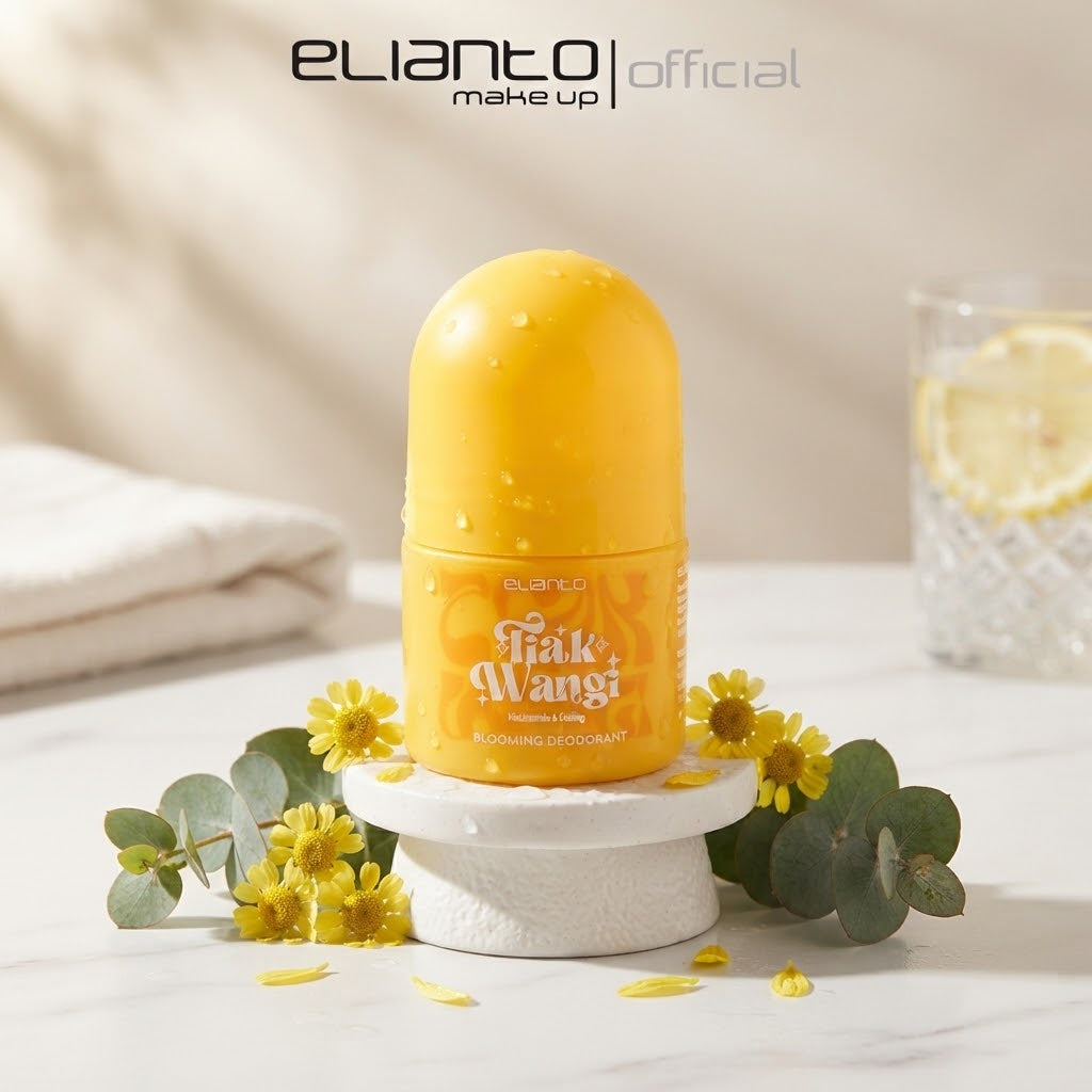 Elianto Deodorant Tiak Wangi (Niacinamide & Cooling Rose/Bluebell/Blooming)