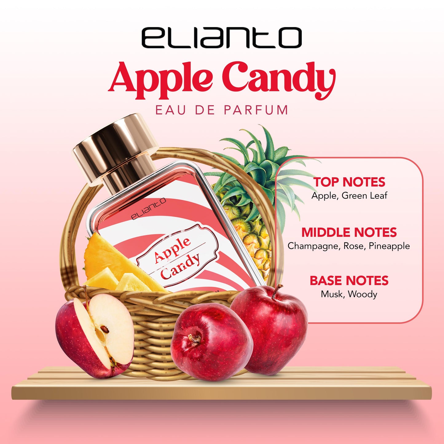 Elianto Candy Eau De Parfum  (30ML)  - Refreshing Sweet Fragrance for Her