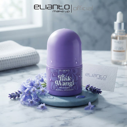 Elianto Deodorant Tiak Wangi (Niacinamide & Cooling Rose/Bluebell/Blooming)