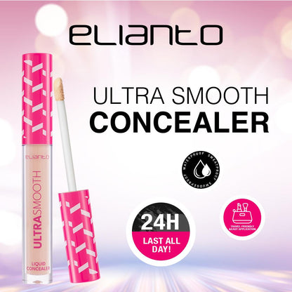 Elianto Ultra Smooth Concealer – Brighten Under Eyes, All Day Wear