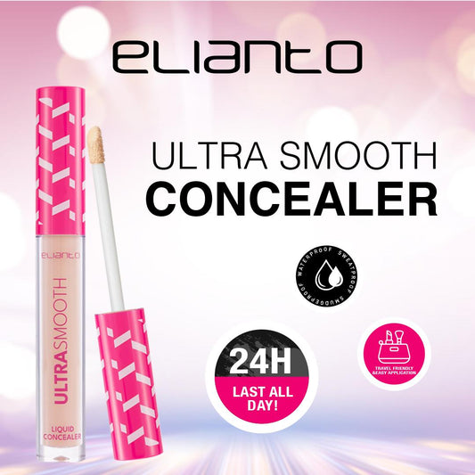 Elianto Ultra Smooth Concealer – Brighten Under Eyes, All Day Wear
