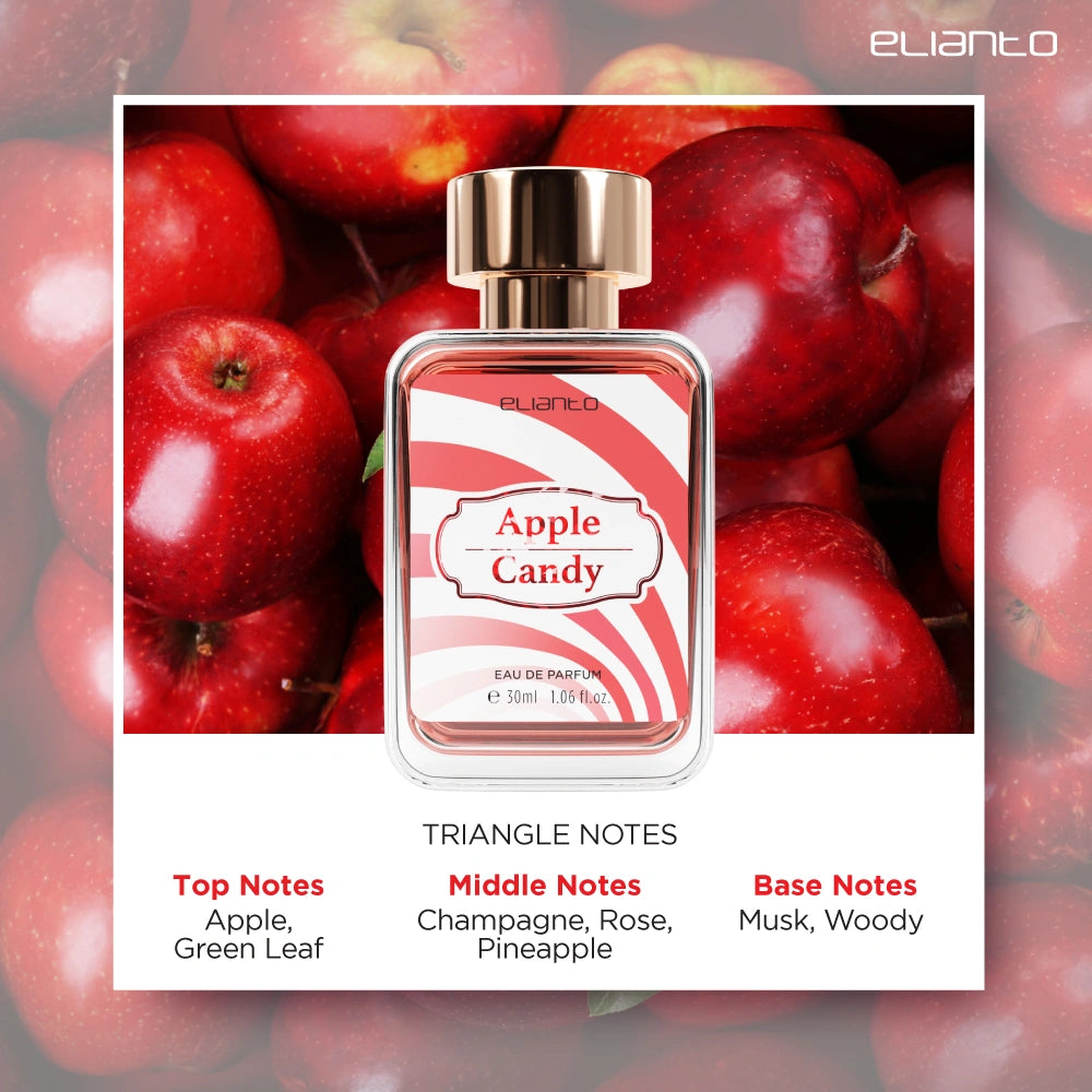 Apple Candy Eau De Parfum by Elianto 30ml – refreshing sweet perfume for women