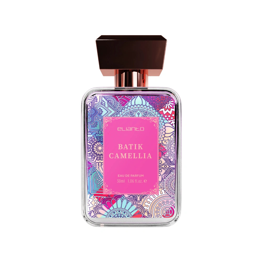 Elianto Batik EDP Camellia Perfume – Elegant floral fragrance with camellia scent in Batik