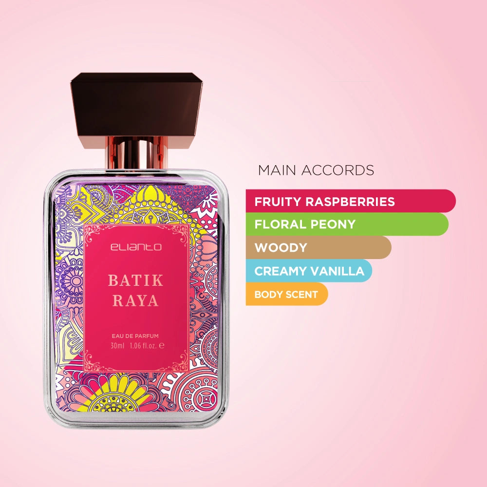 Batik Raya, fragrance EDP - Elianto - fruity scent