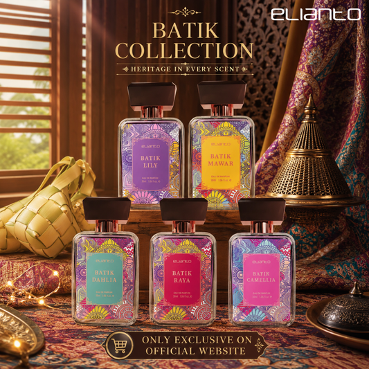 Elianto Batik Eau De Parfum – Long-Lasting Floral Fragrance Inspired by Malaysian Heritage
