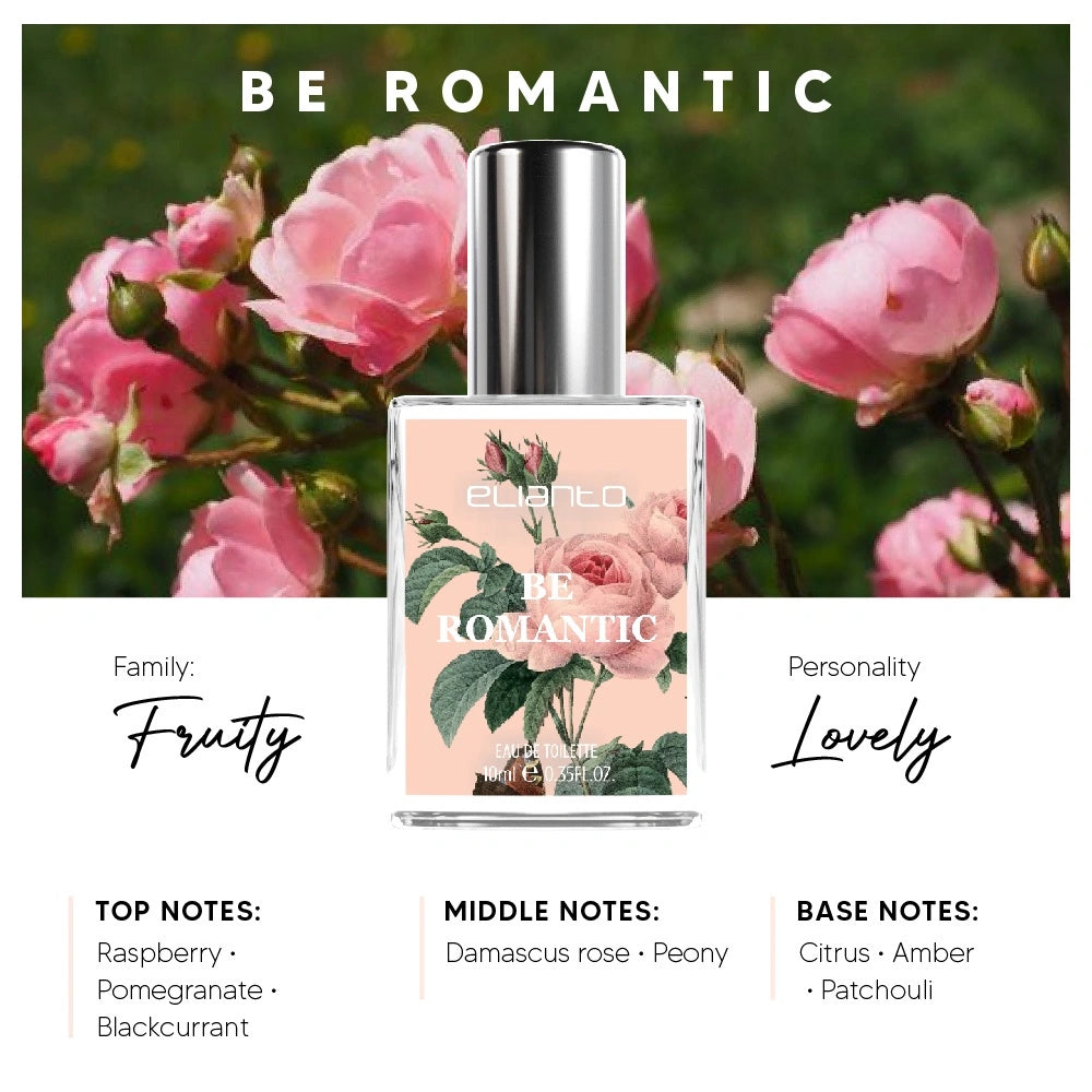 Elianto Be Romantic EDT – elegant, feminine, and full of soft floral warmth