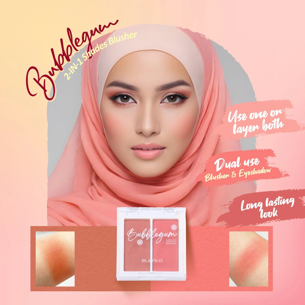 Elianto Blusher - Bubblegum suitable for daily use