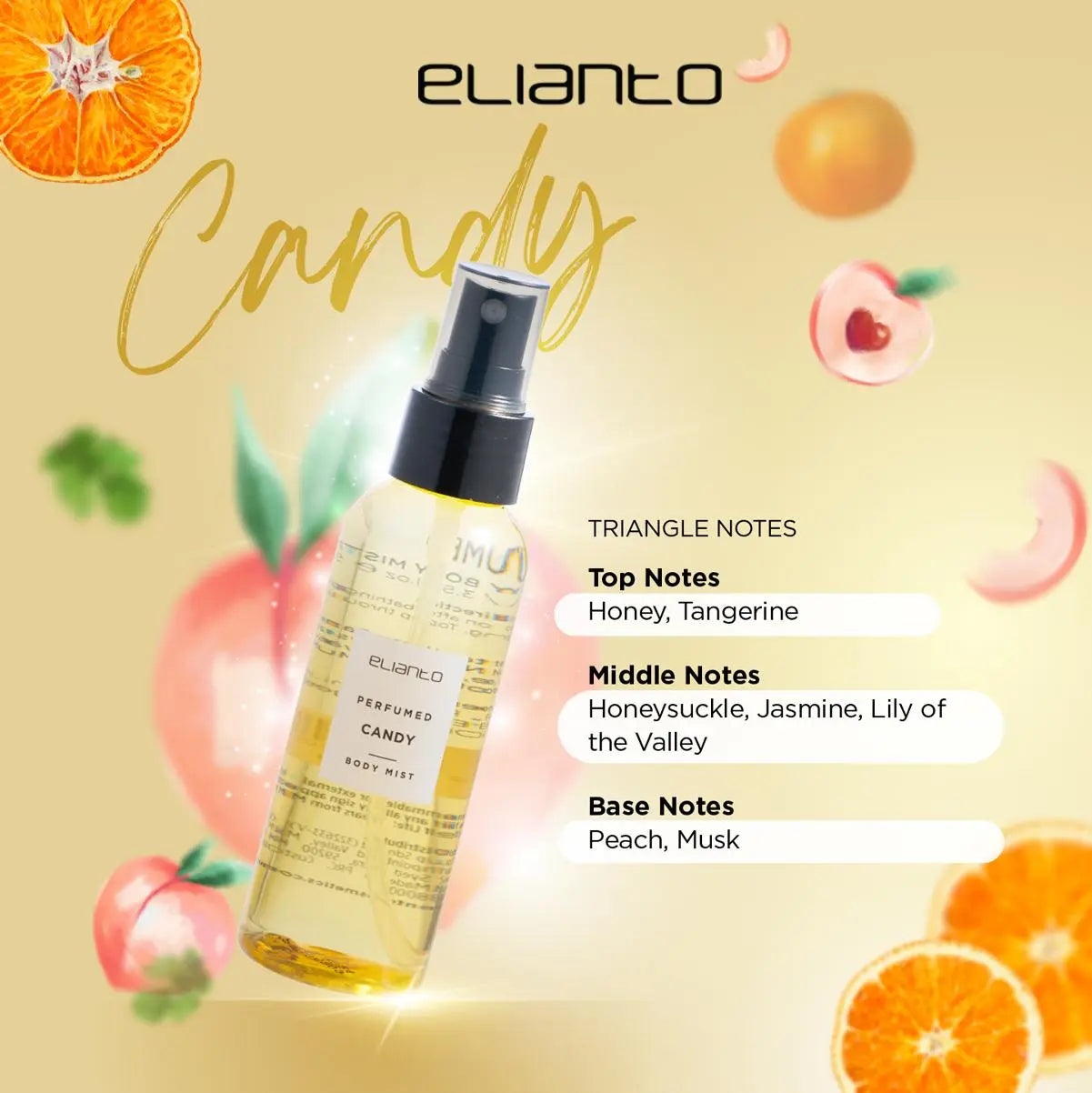 Candy Body Mist - Elianto - Cozy floral fragrance	