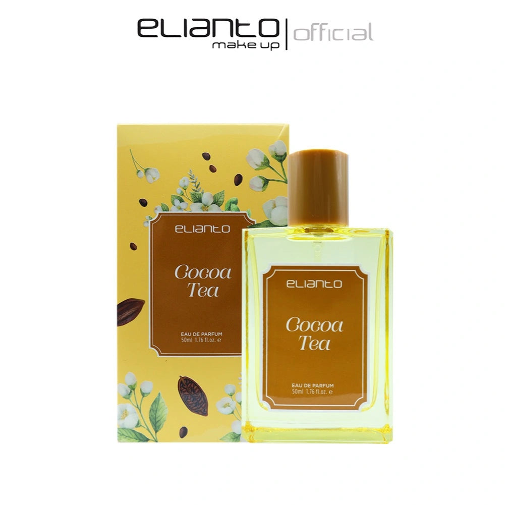 Elianto Cocoa Tea Eau De Parfum – warm sweet floral fragrance perfume bottle for women