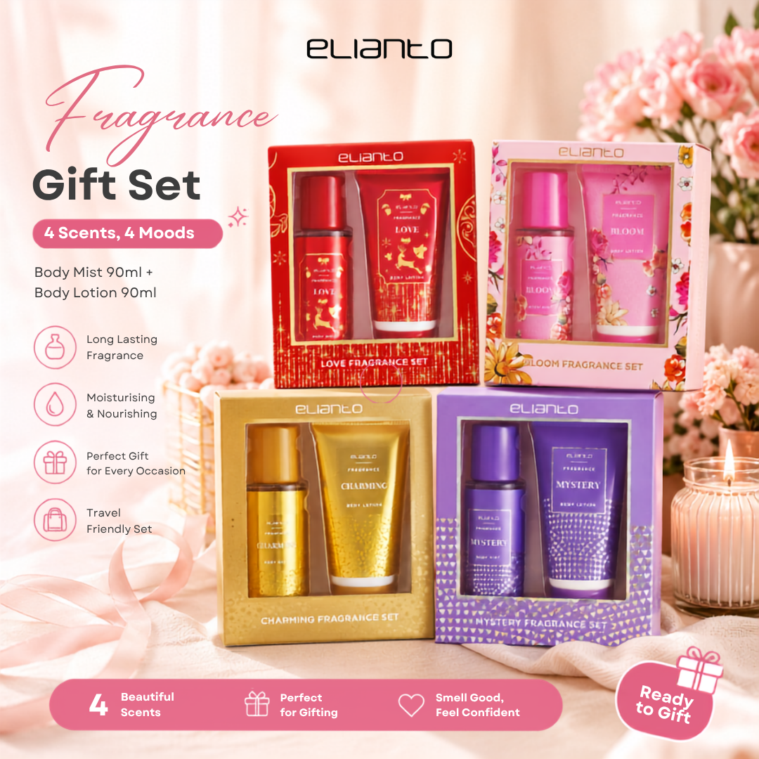Elianto Fragrance Body Care Set – Body Mist & Body Lotion Duo for Long-Lasting Scent & Hydration
