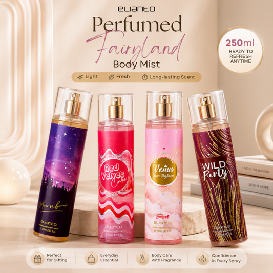 Elianto Fairyland Perfumed Body Mist Fragrance Perfume (250ML) - Spray for Layering & Everyday Use