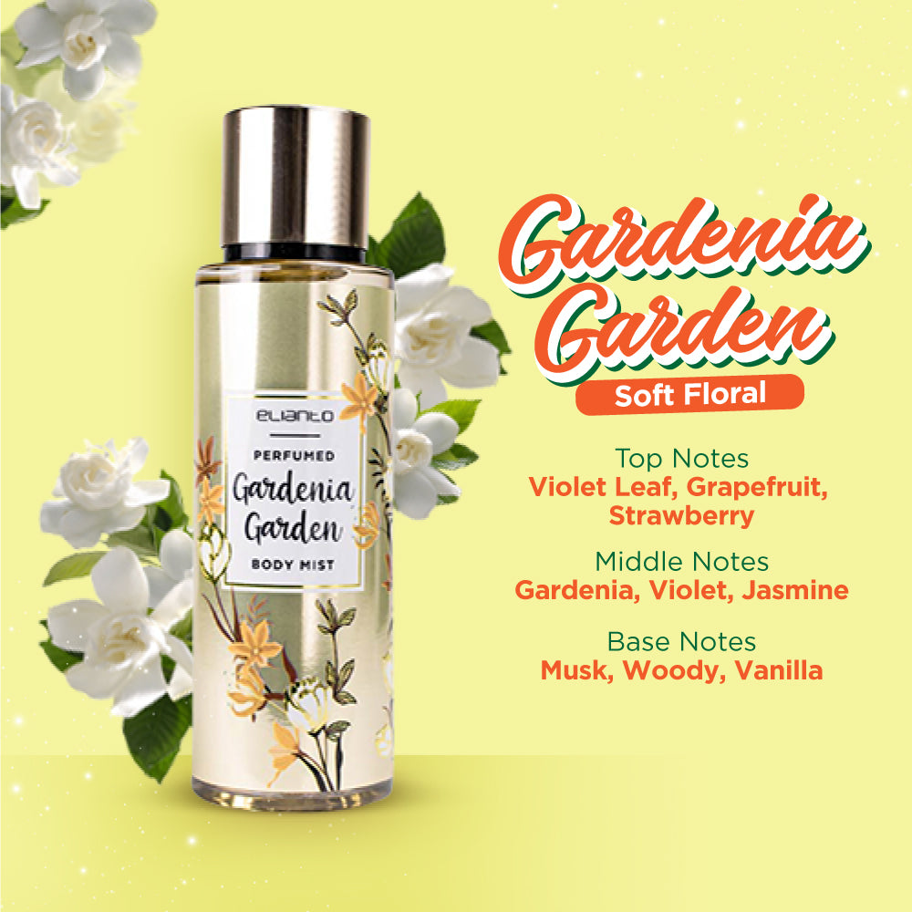 Perfumed Gardenia Garden Body Mist Elianto