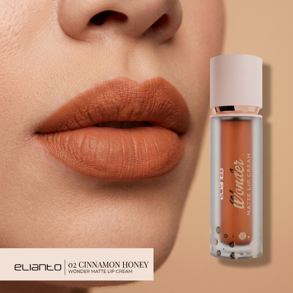 Elianto Wonder Matte Lip Cream - High-Impact Color, Comfortable Wear