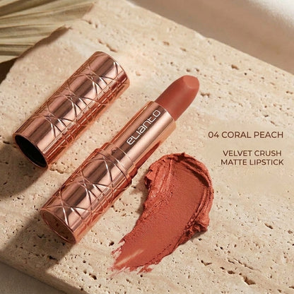 Elianto Velvet Crush Matte Lipstick -  Lightweight, Long-Lasting Soft Matte Finish