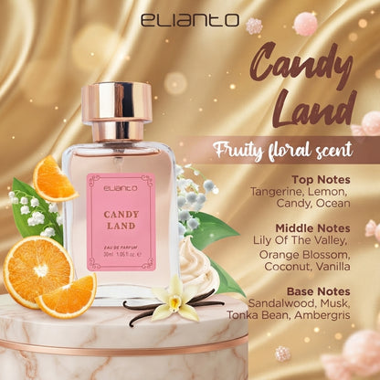 Elianto Dessert EDP Eau De Parfum – Feminine Sweet Scent & Long Lasting
