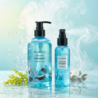 Elianto Perfumed Shower Gel and Body Mist Set - Scented Refreshing Duo