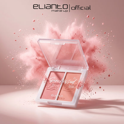 Elianto 2 in 1 Blusher Palette (Long Lasting Look)