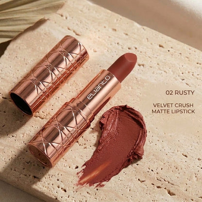 Elianto Velvet Crush Matte Lipstick -  Lightweight, Long-Lasting Soft Matte Finish