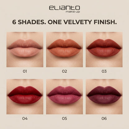 Elianto Wonder Matte Lip Cream - High-Impact Color, Comfortable Wear