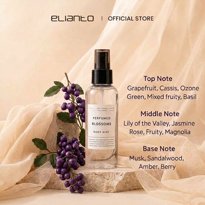 Elianto Body Mist (Coconut/ Watermelon/ Bubblegum Scent) 100ml – Lightweight and Non-Sticky