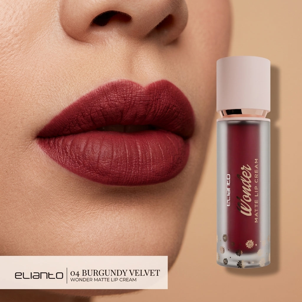 Elianto Wonder Matte Lip Cream - High-Impact Color, Comfortable Wear