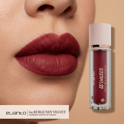 Elianto Wonder Matte Lip Cream - High-Impact Color, Comfortable Wear