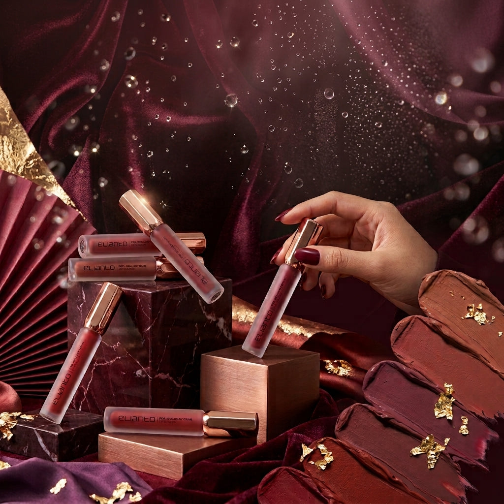 Elianto Pro+Brilliant Riche Lip Colour - Excellent Quick Drying for Daily Use