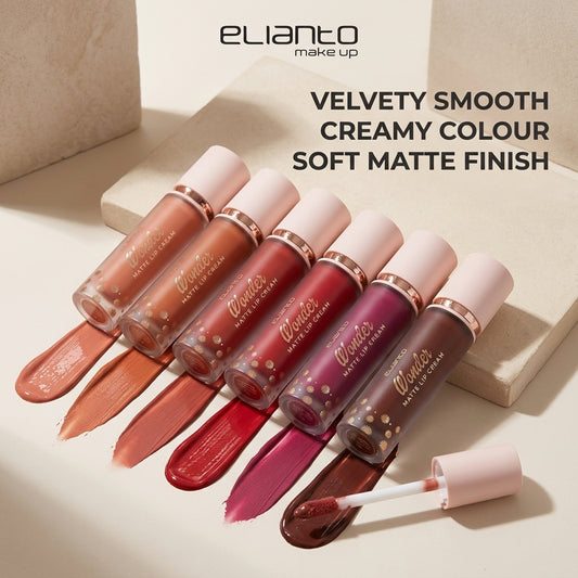 Elianto Wonder Matte Lip Cream - High-Impact Color, Comfortable Wear
