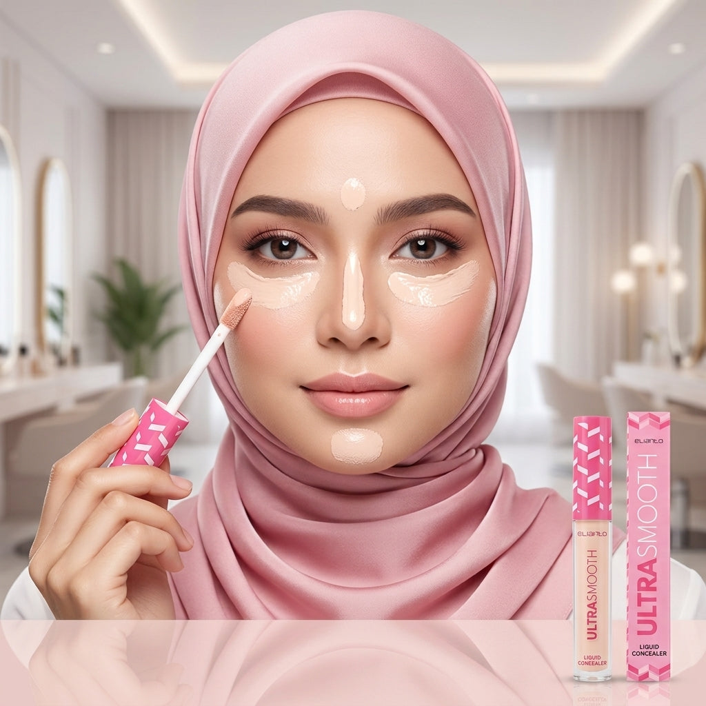 Elianto Ultra Smooth Concealer – Brighten Under Eyes, All Day Wear