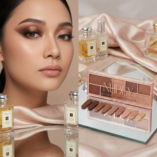 Elianto Vintage Eyeshadow Palette 8 color - Inspired Shades for Everyday Glam