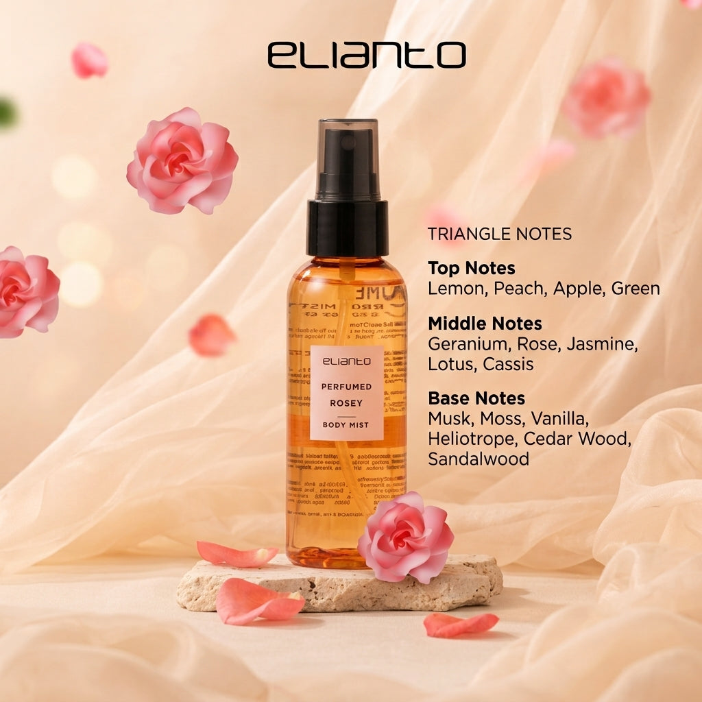 Elianto Body Mist (Coconut/ Watermelon/ Bubblegum Scent) 100ml – Lightweight and Non-Sticky