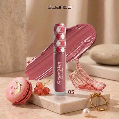 Elianto Sugar Pop Lip Cream - Semi-Matte Finish, Comfortable for Daily Use