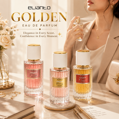 Elianto Golden EDP / Eau De Parfum / Mingyak Wangi Tahan Lama Long Lasting